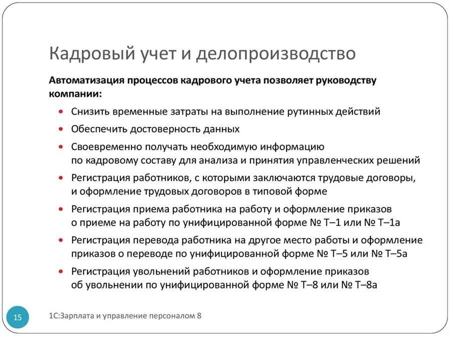 Кадровое делопроизводство с нуля план организация оптимизация