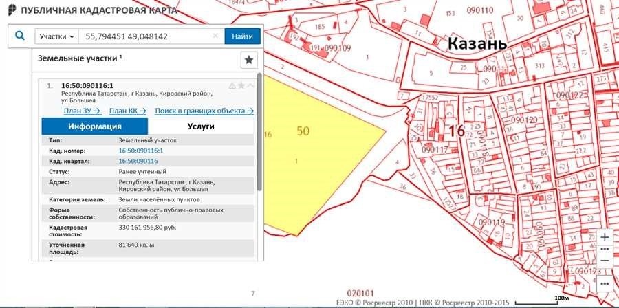 Онлайн-карта кадастровых данных оренбурга доступная и надежная информация