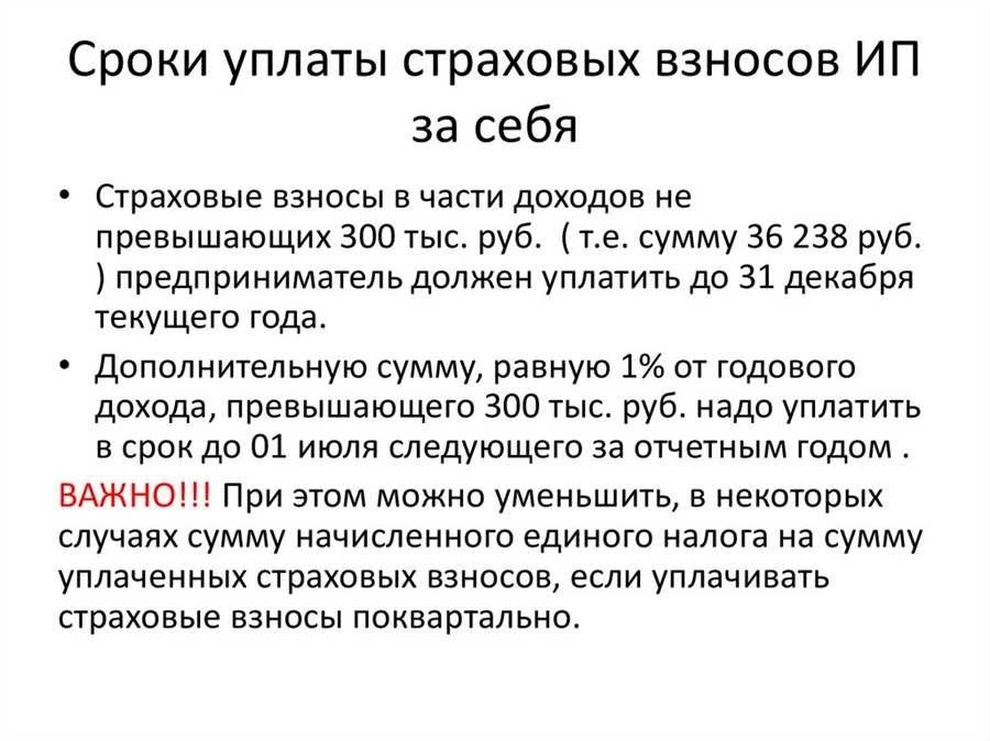 Срок уплаты страховых взносов советы и рекомендации